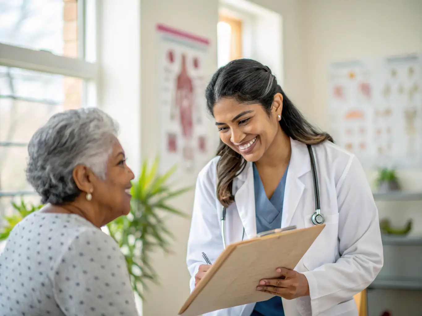 A skilled doctor examining a patient with care and compassion, highlighting the importance of medical expertise and empathy in healthcare.